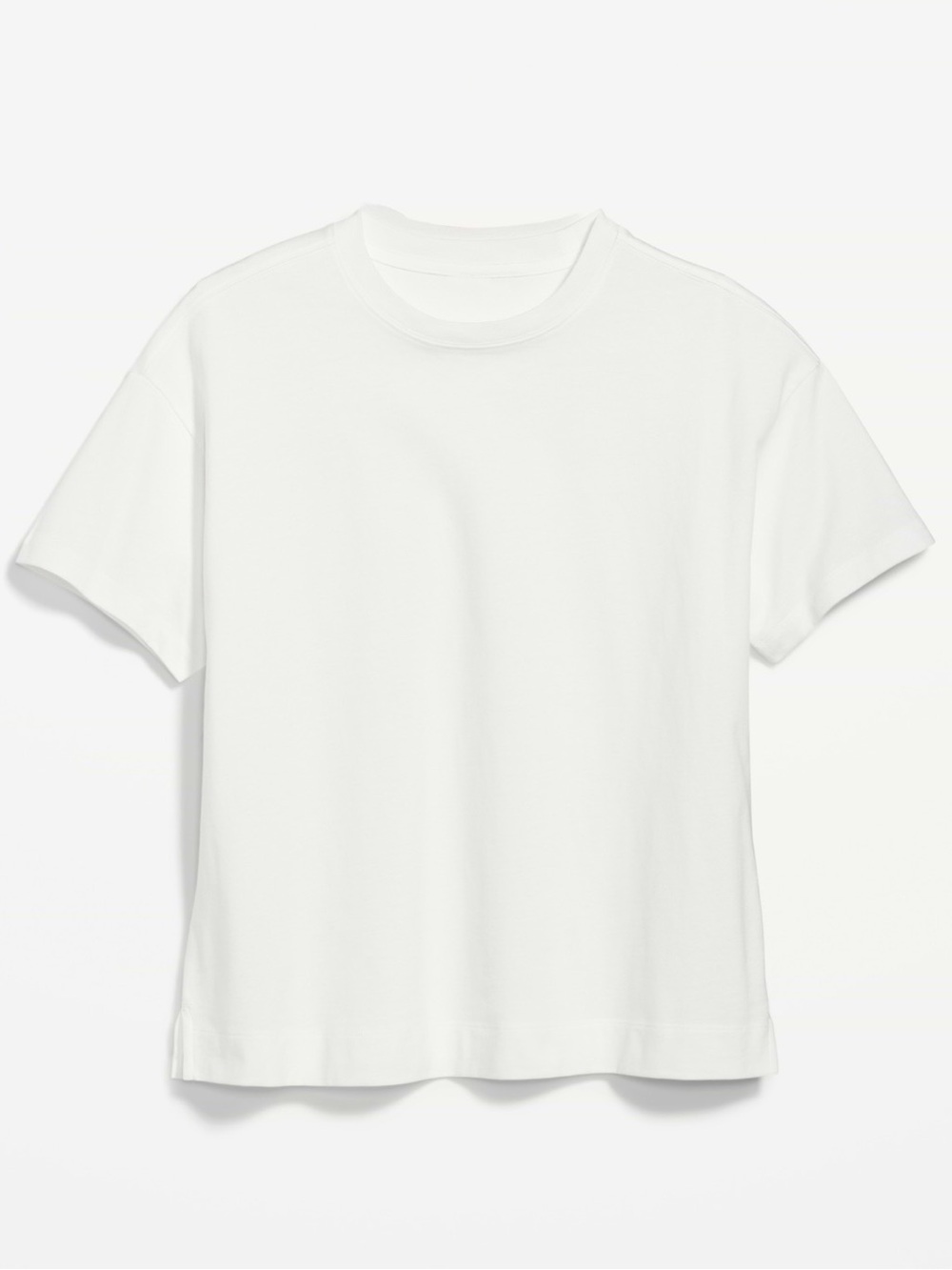 Old Navy "Vintage" White Short Sleeve Crew Neck Tee